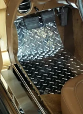 American Car Craft Floor Mats Diamond Plate 2pc Chevrolet Corvette 1968-1982                                     - ACC-011001 - Image 2